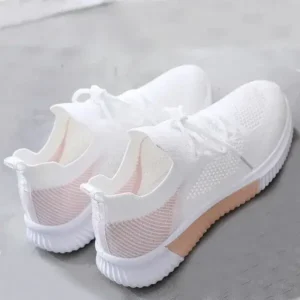 Ramboappliance Women Fashion Color Blocking Breathable Sneakers