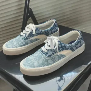 Ramboappliance Vintage Breathable Printed Canvas Shoes