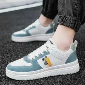 Ramboappliance Men Fashion Color Matching Low Top Sneakers