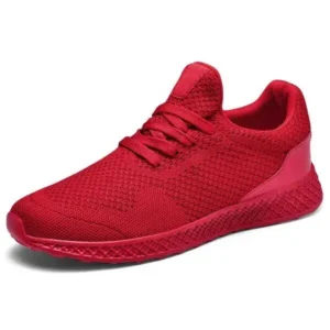 Ramboappliance Men Fashion Solid Color Breathable Sneakers