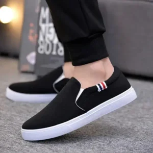 Ramboappliance Men Casual Breathable Flat Canvas Shoes