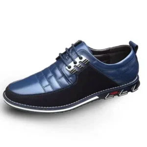 Ramboappliance Men Casual Check Pu Shoes