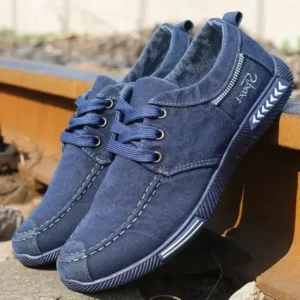 Ramboappliance Men Casual Breathable Low Top Canvas Shoes
