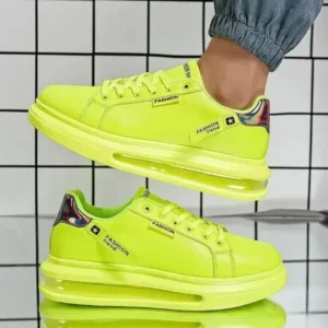 Ramboappliance Men Fashion Candy Color Air Cushion Sneakers