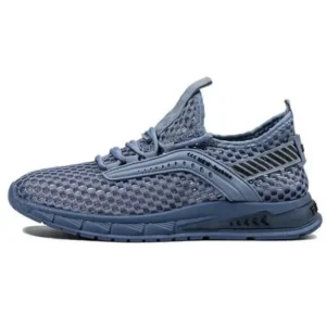 Ramboappliance Men Casual Breathable Hollow Mesh Soft Sole Sports Shoes