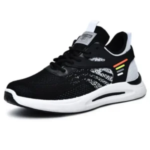 Ramboappliance Men'S Casual Breathable Color Block Low Top Sneakers