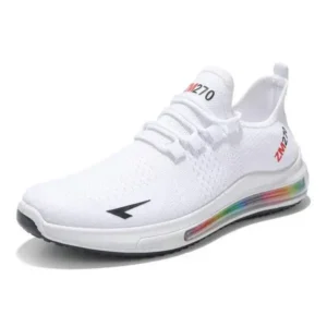 Ramboappliance Men'S Casual Rainbow Bottom Air Cushion Running Sneakers