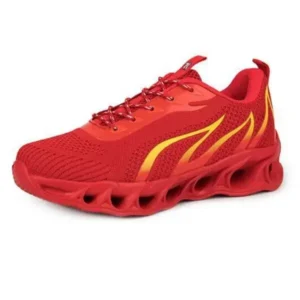 Ramboappliance Men'S Fashion Flame Pattern Breathable Mesh Sneakers