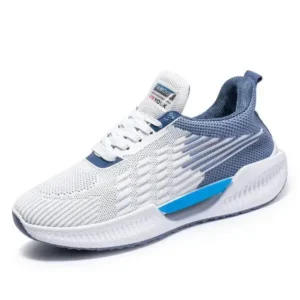 Ramboappliance Men'S Fashion Hollow Color Matching Breathable Running Sneakers