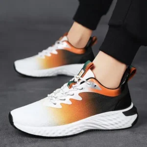 Ramboappliance Men'S Fashion Breathable Mesh Color Block Sneakers